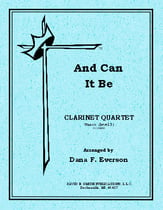 AND CAN IT BE CLARINET QUARTET cover